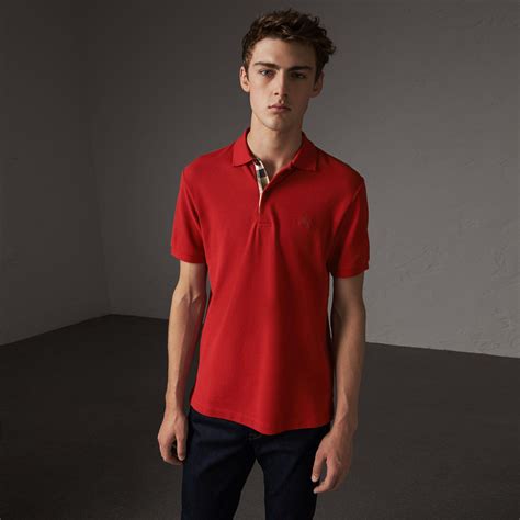 burberry polo rot|Burberry.